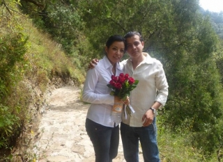  A romantic walk 